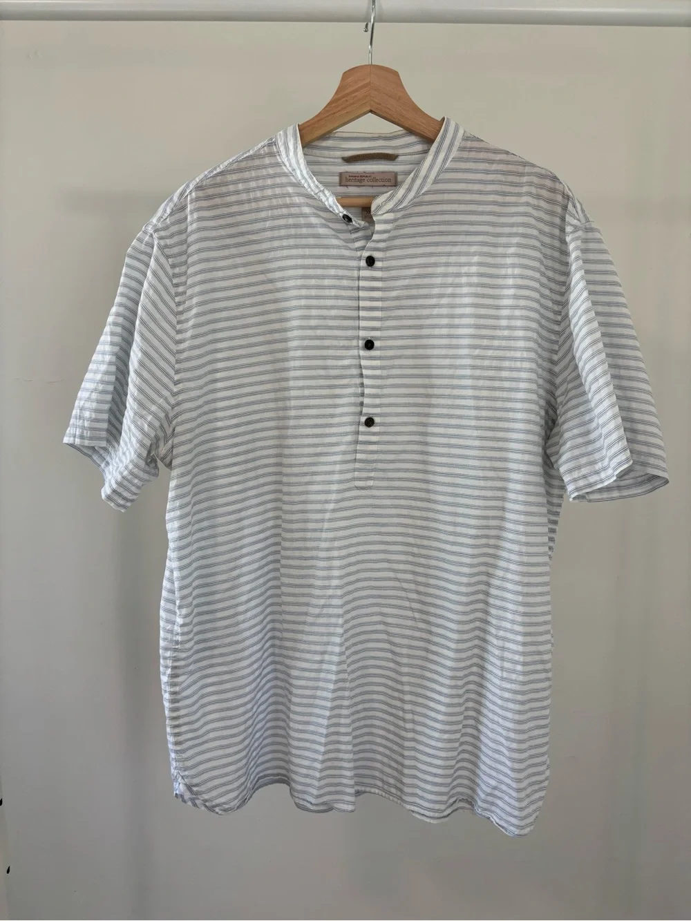 Banana Republic heritage collection striped shirt | 100% cotton | size XL slim